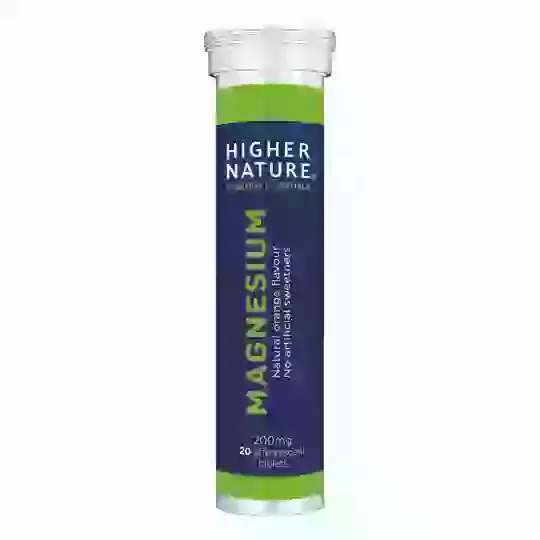 Higher Nature Magnesium Effervescent x 20 Tablets